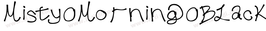 Misty Morning Black字体转换